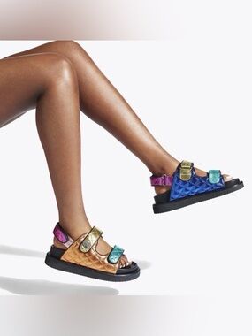 🌸💕KURT GEIGER LONDON ORSON SANDAL/SZ 8.5 🦋🩵